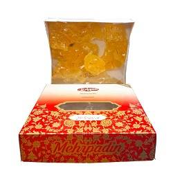 مهرپادین کاسه نبات ممتاز زعفرانی بزرگ